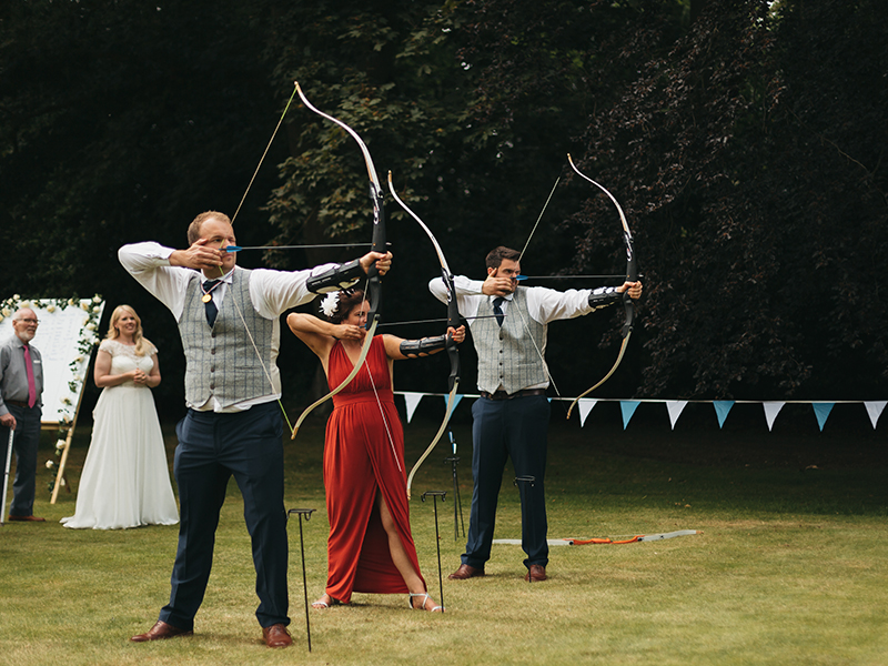 Wedding Archery - Focusing Events